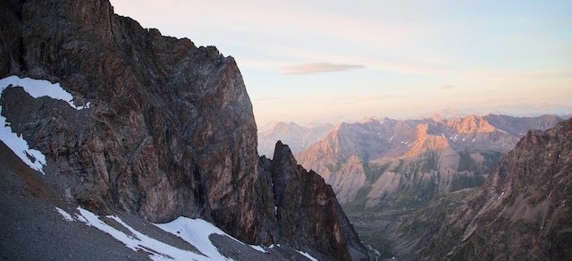 snow covered mountain